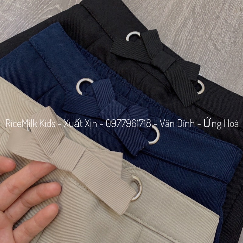 Váy kèm quần school cho bé gái xuất dư xịn