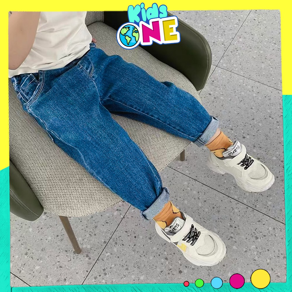 Quần Jean Co Dãn Hàn Quốc Cho Bé Trai Và Bé Gái Size 8-25kg KidsOne [QJ02]