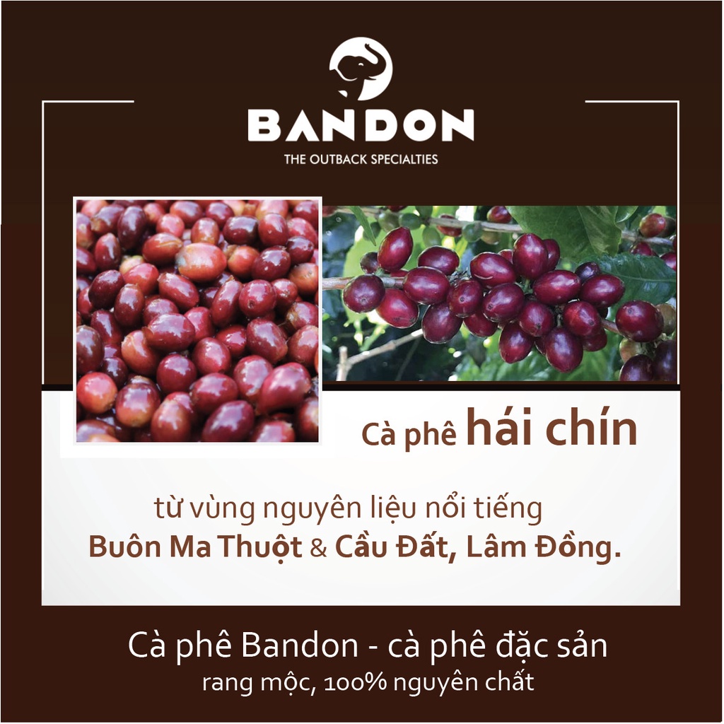 Combo Mật ong nguyên chất Honimore Hoa Miền Núi 630g + Cà phê nguyên chất rang xay mộc sạch Bandon Think 250g