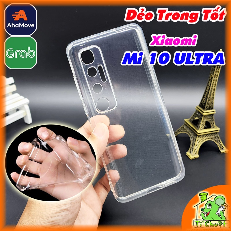 [Loại Tốt-Ảnh Thật] Ốp lưng Xiaomi Mi 10 ULTRA Silicon Dẻo Trong Suốt