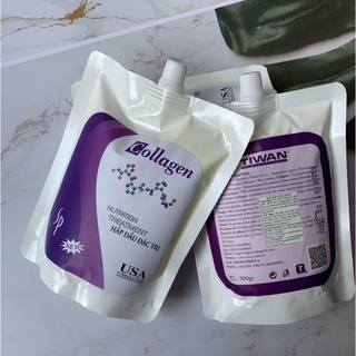hấp dầu collagen tiwan 500ml
