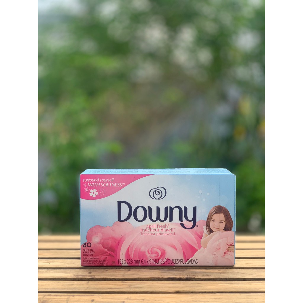 Giấy thơm quần áo Downy April Fresh 80 tờ #Mỹ