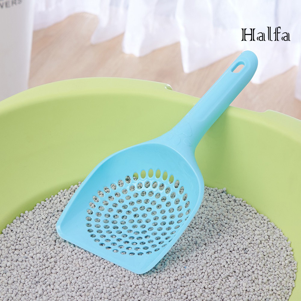 Xẻng xúc cát vệ sinh chất liệu nhựa bền bỉ tiện dụng cho mèo