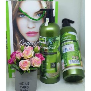 Cặp dầu gội xả bưởi trị rụng tóc cao cấp grapefruit 850ml