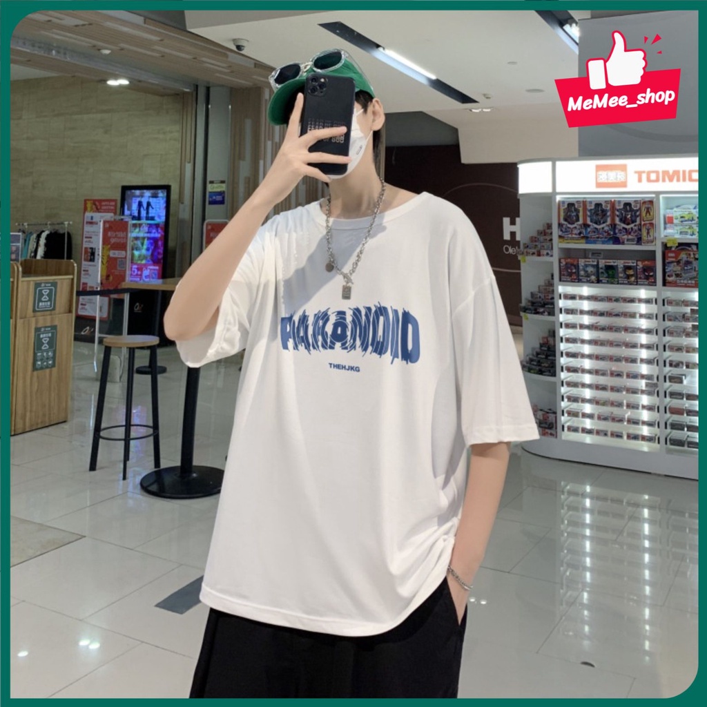 Áo thun unisex nam nữ form rộng tay lỡ, áo phông teen oversize PARANOID cotton mịn mát | BigBuy360 - bigbuy360.vn