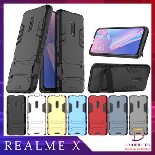 Ốp lưng Realme X IRON MAN chống sốc bảo vệ camera kèm chống xem video rất tiện lợi