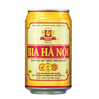 1 lon bia hà nội lon 330ml