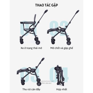 Xe đẩy du lịch cho bé Kinlee S888
