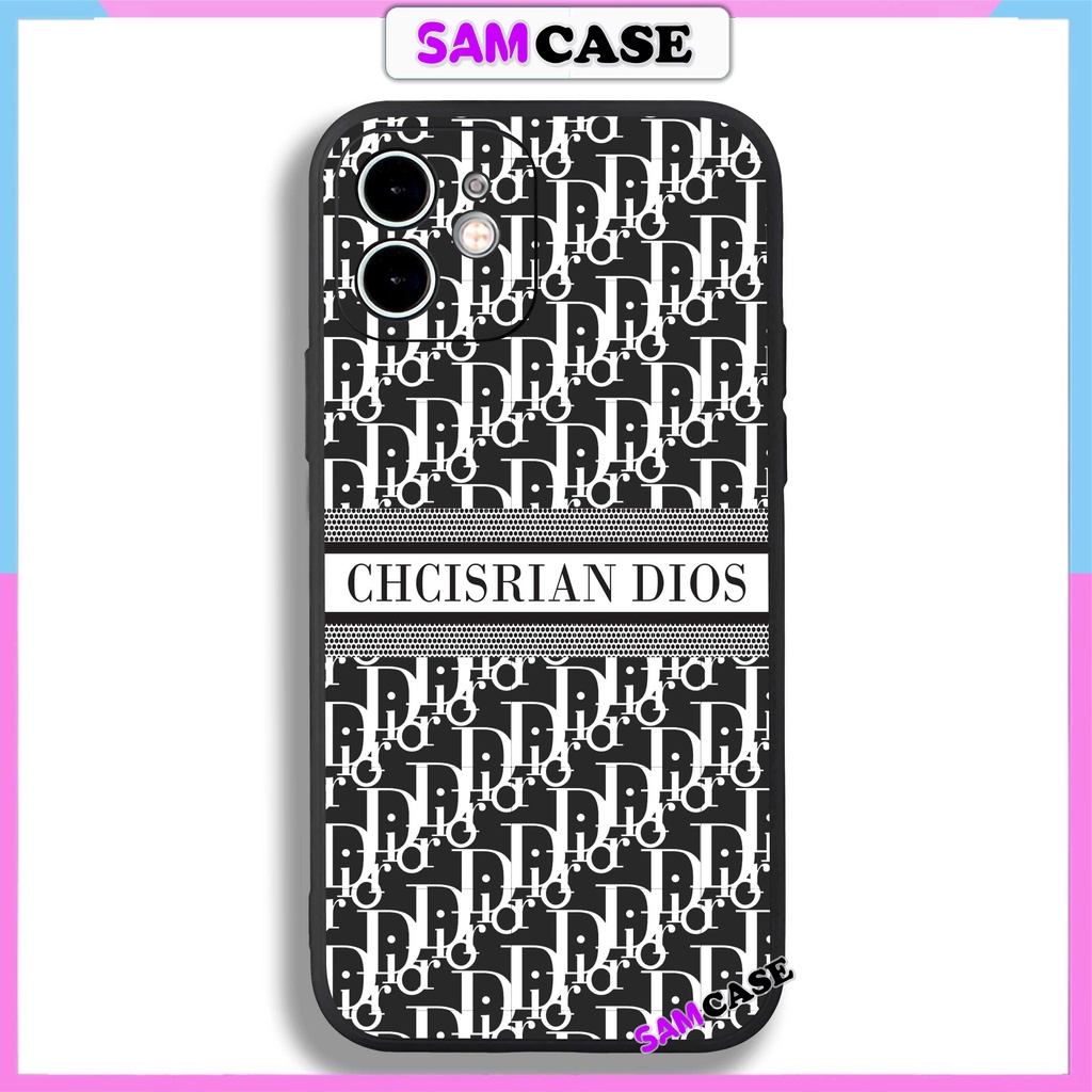 Ốp lưng iPhone 6/6s/7/8/X/XS/11/12/13/14 Pro Plus Max viền vuông chống sốc bảo vệ camera silicon mềm dẻo hình Diôr