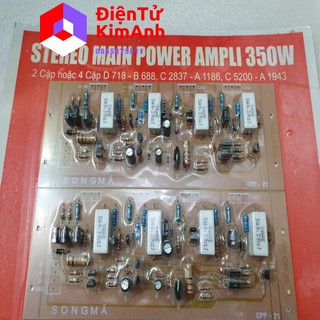 Mạch công suất 8 sò 350w Song Mã-2 vế kèm sò