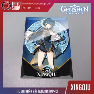 Thẻ bài sưu tầm card custom bánh xốp Genshin Impact Xingqiu