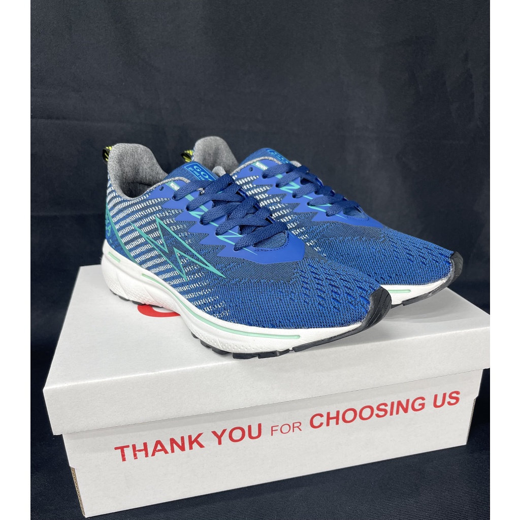 Giày Thế Thao Chạy Bộ Goya Eurus 2022 Màu Xanh Dương Trắng - Hàng Chính Hãng