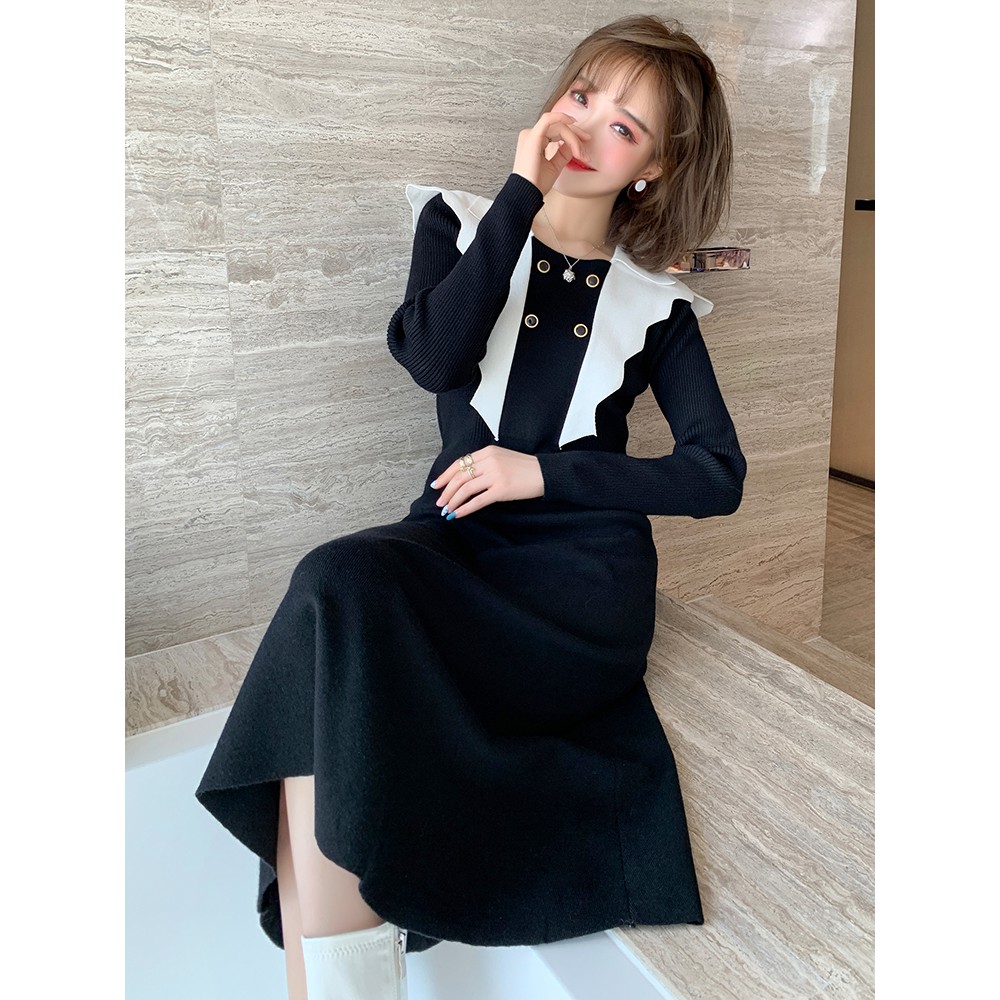 Đầm len thanh lịch