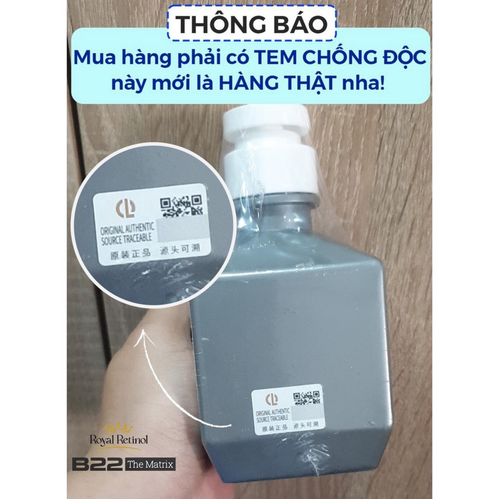 Ủ trắng body Royal Retinol B22 The Matrix kích trắng da cấp tốc mềm mịn mờ thâm ngừa lão hóa 200g  XuDa | BigBuy360 - bigbuy360.vn