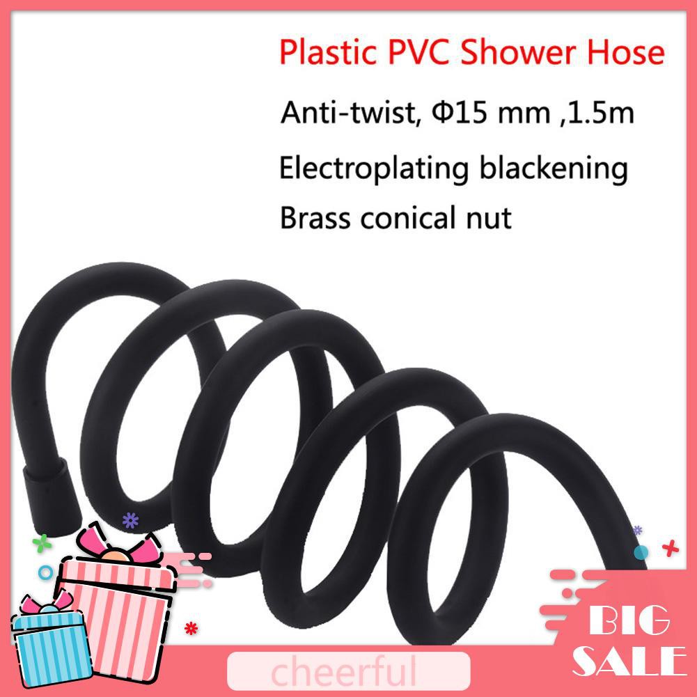 Dây Vòi Sen 1.5m Bằng Pvc Màu Đen Chống Cháy Nổ | BigBuy360 - bigbuy360.vn