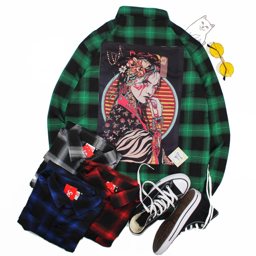Áo sơ mi - Flannel geisha