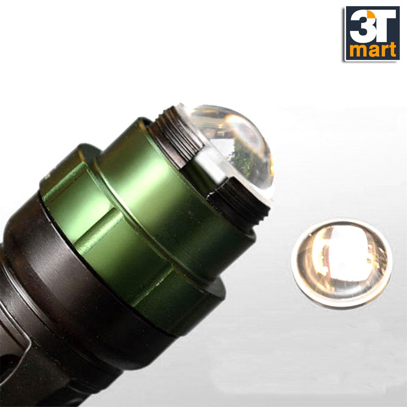 Bộ đèn pin siêu sáng C'mon Power IPX6 LED +1 pin sạc+1 cục sạc