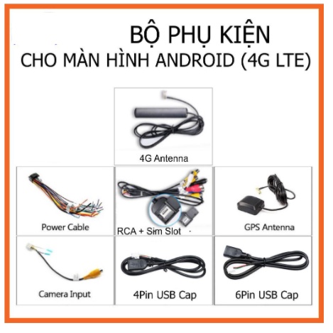 Màn Hình Oled Ô Tô 7 inch Chạy Android bản WIFI hoặc dùng Sim 4G-WIFI Có Tiếng Việt - Đầu DVD Android Thông Dụng Cho xe
