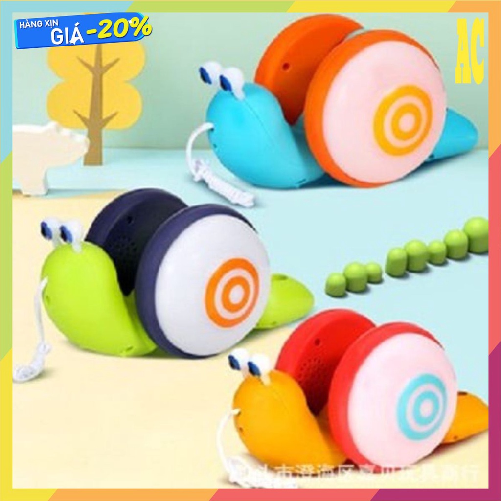 Đồ Chơi Ốc Sên TURBO Có Dây Kéo Có Nhạc Và Có Đèn Cho Bé Yêu