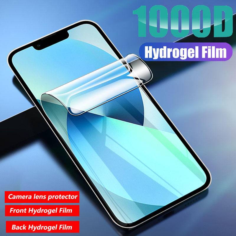 Phim Hydrogel Mềm Dán Bảo Vệ Ống Kính Máy Ảnh Cho iPhone 13 12 11 Pro MAX Mini X XS MAX XR SE 2022 2020 7 8 Plus