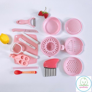 Bộ Dụng Cụ Chế Biến Ăn Dặm 10 -15 Chi Tiết Cho Bé Goodbabyvn