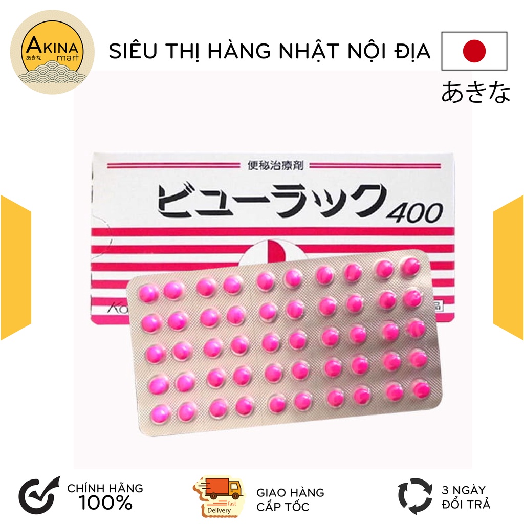 Viên Uống Detox, Nhuận Tràng, Thanh Lọc Cơ Thể, Giảm Táo Bón Kokando Nhật Bản - Hộp 400 viên