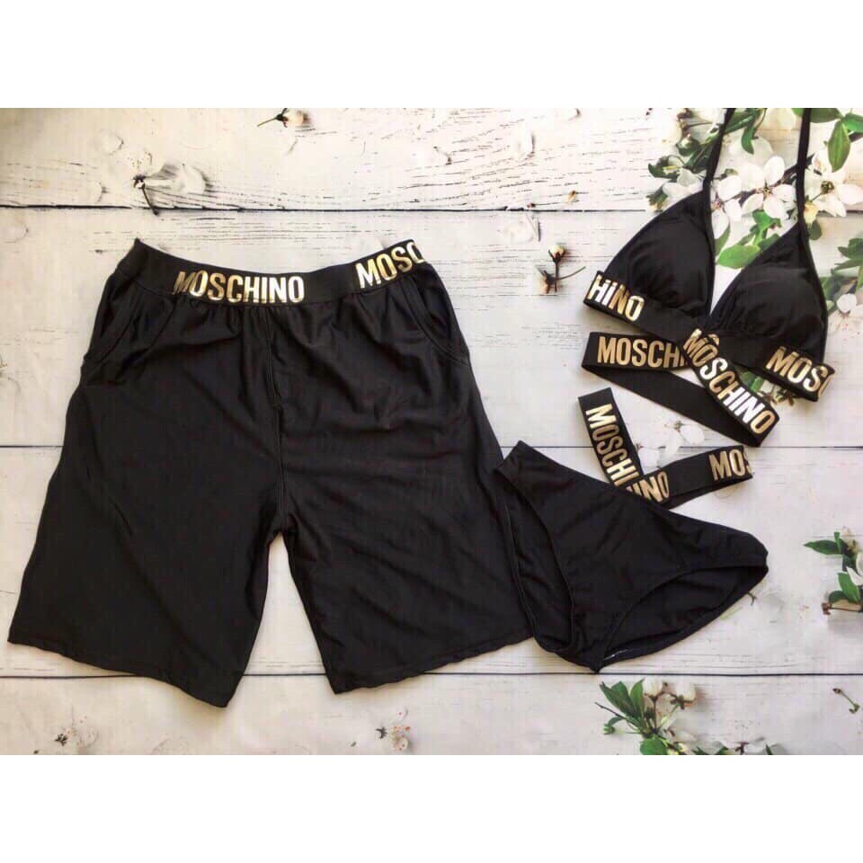 Bikini , Cuple Đôi Nam Nữ Đi Biển Moschia Đẹp- Cá Tính ODERI55