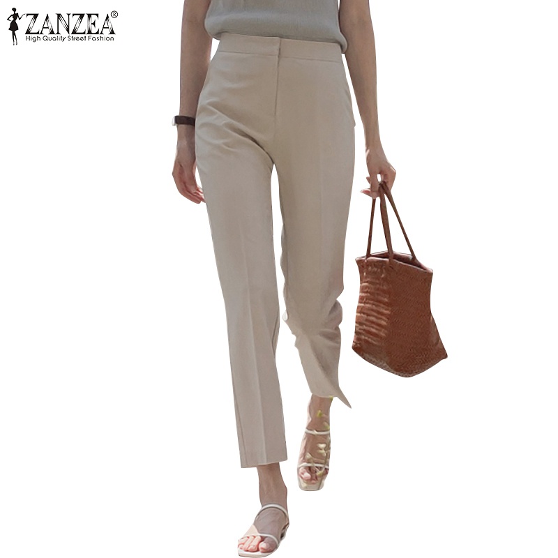 Zanzea Quần Dài Ống Rộng Thời Trang Hàn Quốc