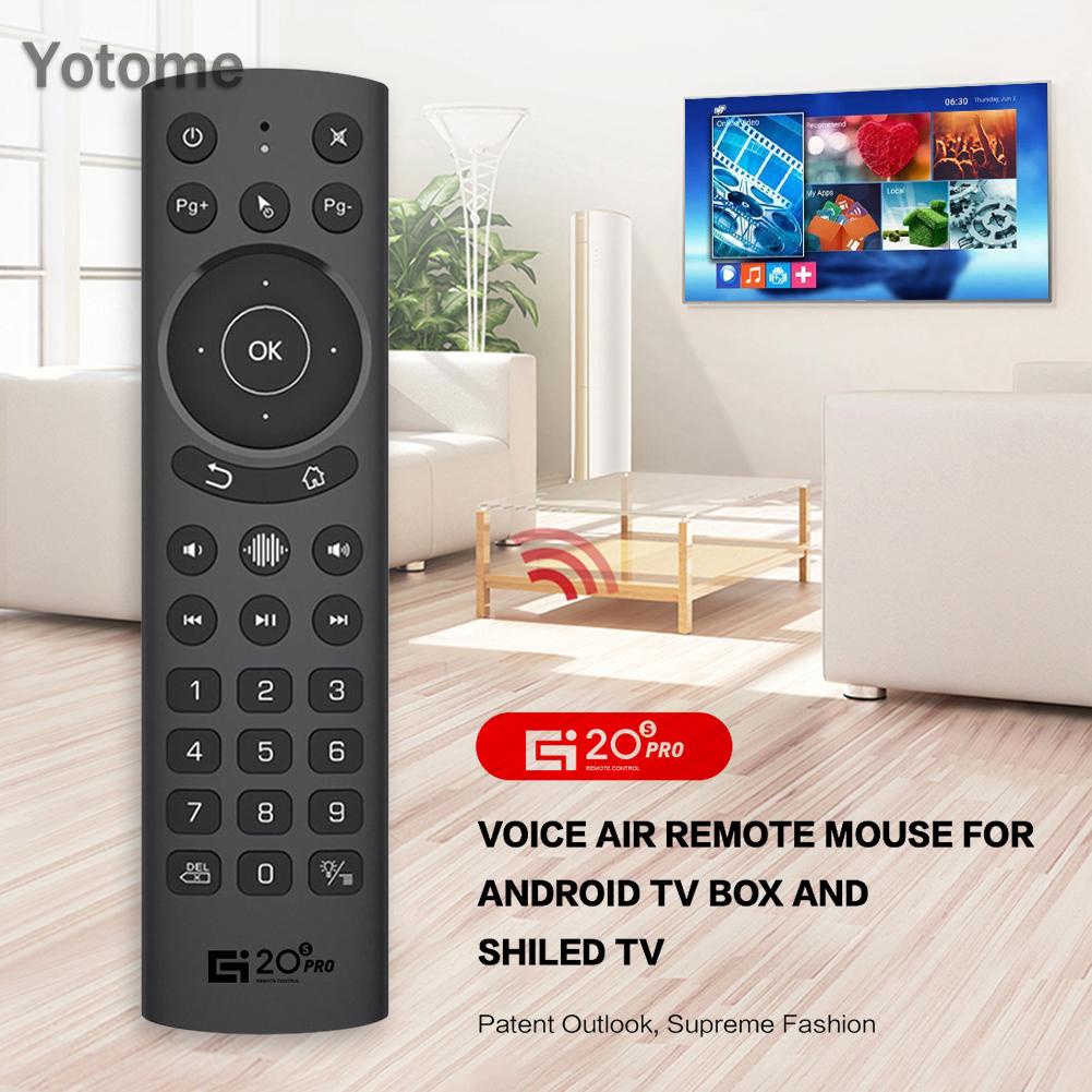 Chuột Không Dây Yotome G20S Pro 2.4g Cho Pc Tv Box Thông Minh