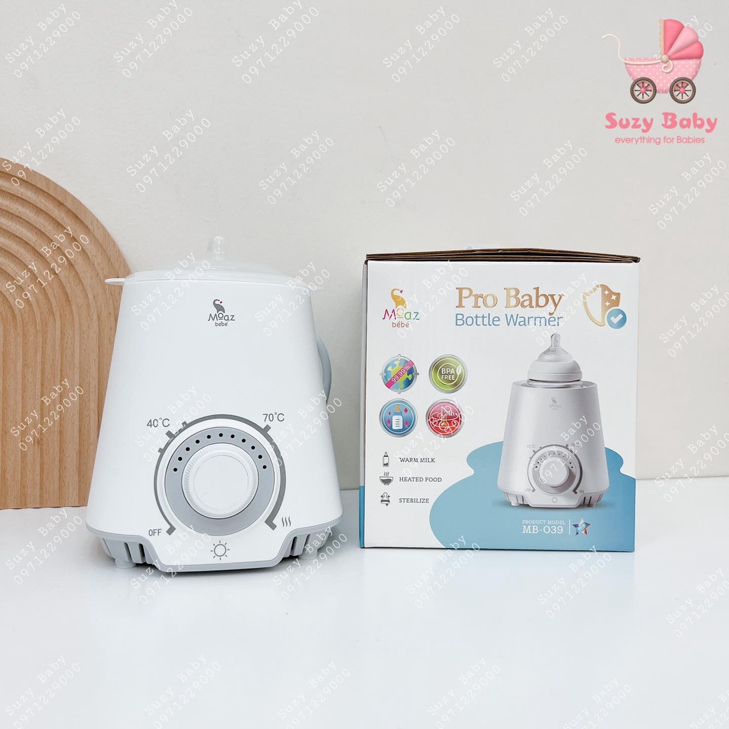 Máy hâm sữa đa năng MoazBebe MB-039, Suzy baby