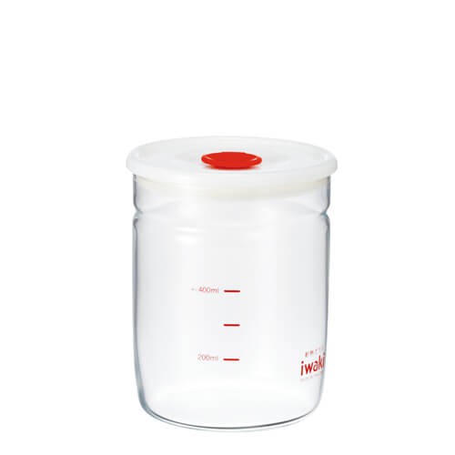 Hũ thủy tinh chịu nhiệt nắp hít Iwaki
