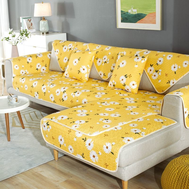 Vỏ Bọc Đệm Ghế Sofa Bốn Mùa Thông Dụng Thời Trang Đơn Giản Chống Trượt Chống Bụi Hiện Đại