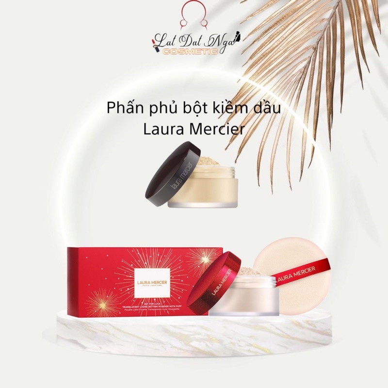 Phấn Bột Laura Limited ( Sét Màu Đỏ Kèm Bông ) ( Sản Phẩm Chính Hãng )