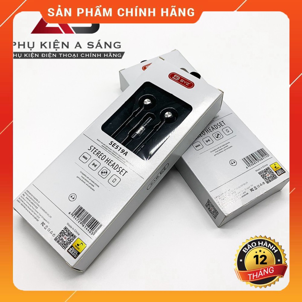Tai nghe BYZ - SE519 [Chính Hãng BYZ Bảo Hành 12 Tháng]