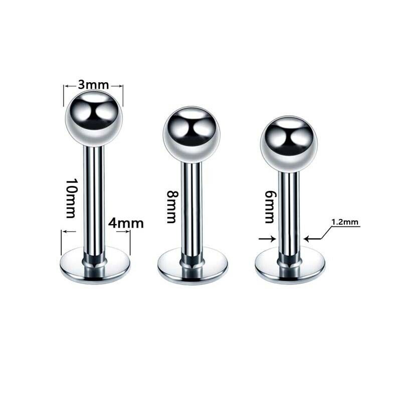 Bộ 5 khuyên xỏ trên cơ thể 16g 3mm