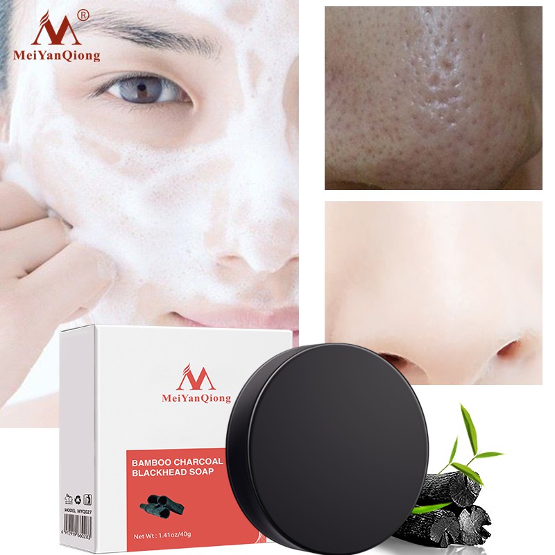 Xà Phòng Rửa Mặt MeiYanQiong Làm Sạch Da Loại Bỏ Mụn Đầu Trắng/Đầu Đen 40g