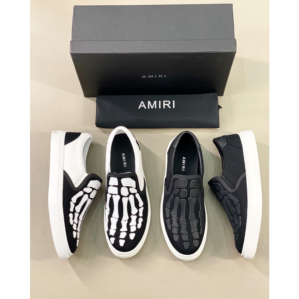 - Giày Slip-on Amri Xương Cao Cấp - Giày Slip-on Nam Amri Full Box