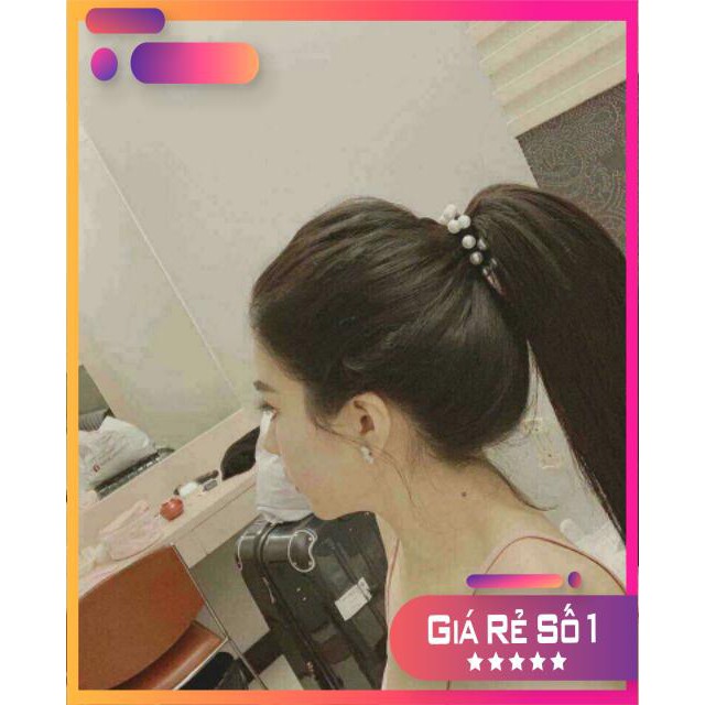 [ SIÊU KHUYẾN MẠI ] Combo 2 dây chun tóc hạt cờm sang chảnh.