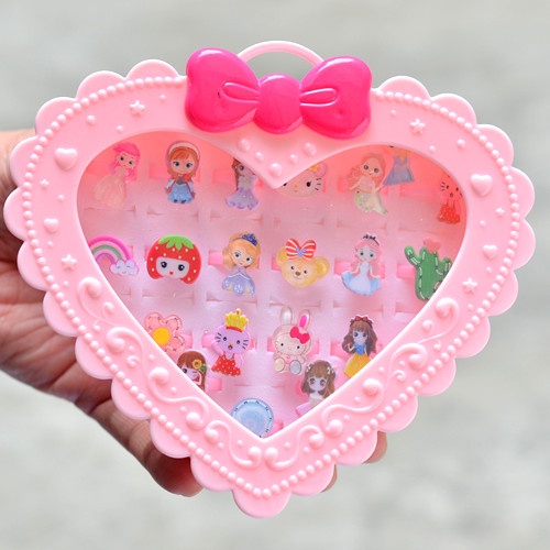 Nhẫn Cho Bé Họa Tiết Hoa Động Vật Hoạt Hình Dễ Thương