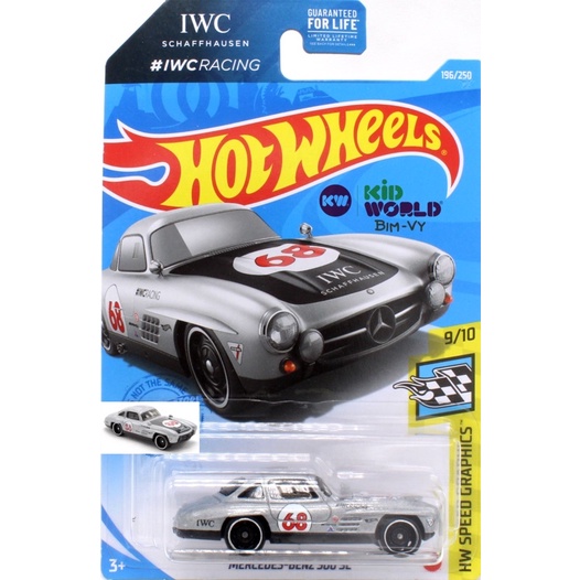 Xe mô hình Hot Wheels basic Mercedes-Benz 300 SL GRY47.