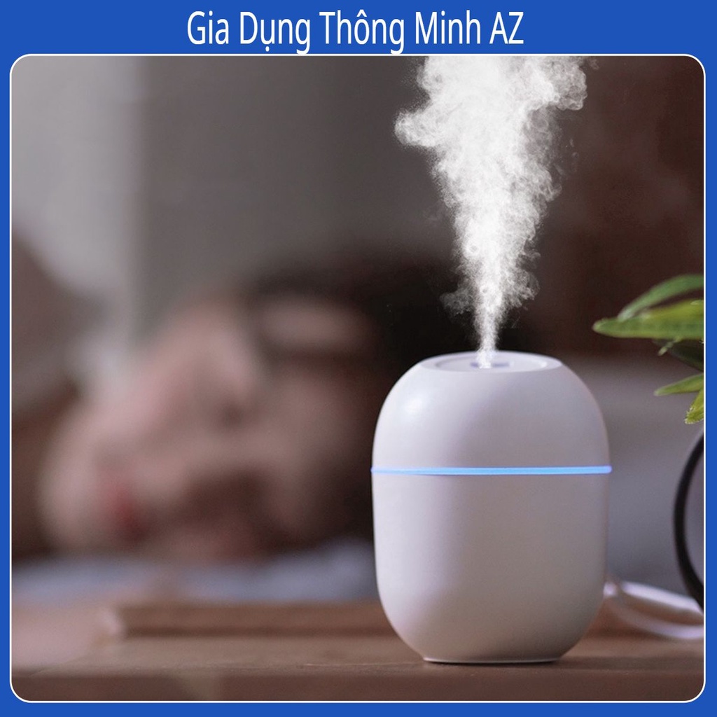 Máy phun sương tạo độ ẩm không khí mini dung tích 220ml dùng trong nhà/văn phòng GDTM