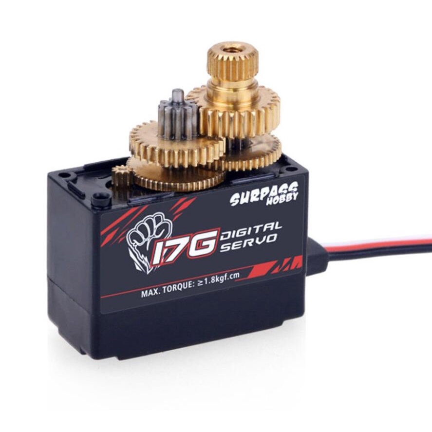 Động Cơ Servo PDI-1181MG 18g 3.5KG Cho WLtoys 144001 124017 Động Cơ Servo B1/16 B24 C14 C24 S0017M 17g 1.8KG Cho Mô Hình Xe Tải 1/18 1/16