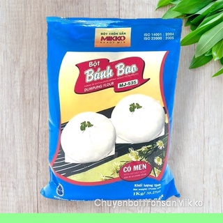 Bột làm Bánh Bao trộn sẵn MIKKO gói 1kg - kèm men sẵn[ CAM KẾT CHẤT LƯỢNG]