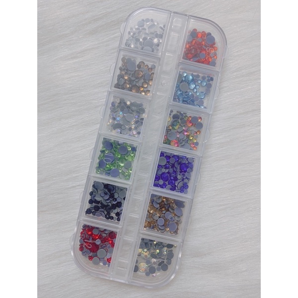 đá chân keo mix màu mix size, đá chân lưới