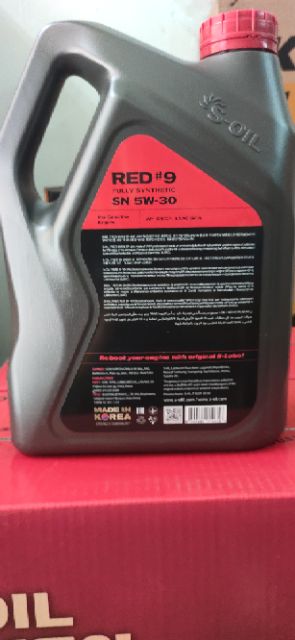 DẦU NHỚT S-OIL RED#9 API SN 5W30