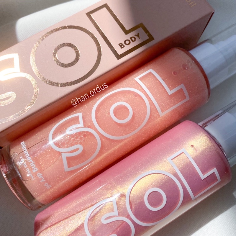 SOL - Dầu dưỡng cơ thể có nhũ màu Pink Champagne | BigBuy360 - bigbuy360.vn