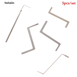 [TAT] 5Pcs Locksmith Lock Pick Set Tension Removal Hooks Lock Picks Tools CVX