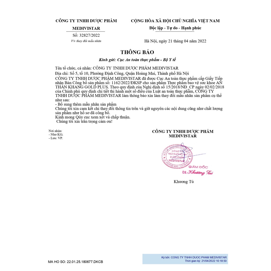 Viên Uống Ngủ Ngon An Thần Khang MEDIVISTA PHARMA Giúp Giảm Căng Thẳng, Không Lo Nặng Đầu Khi Thức Giấc 30 Viên/ Hộp