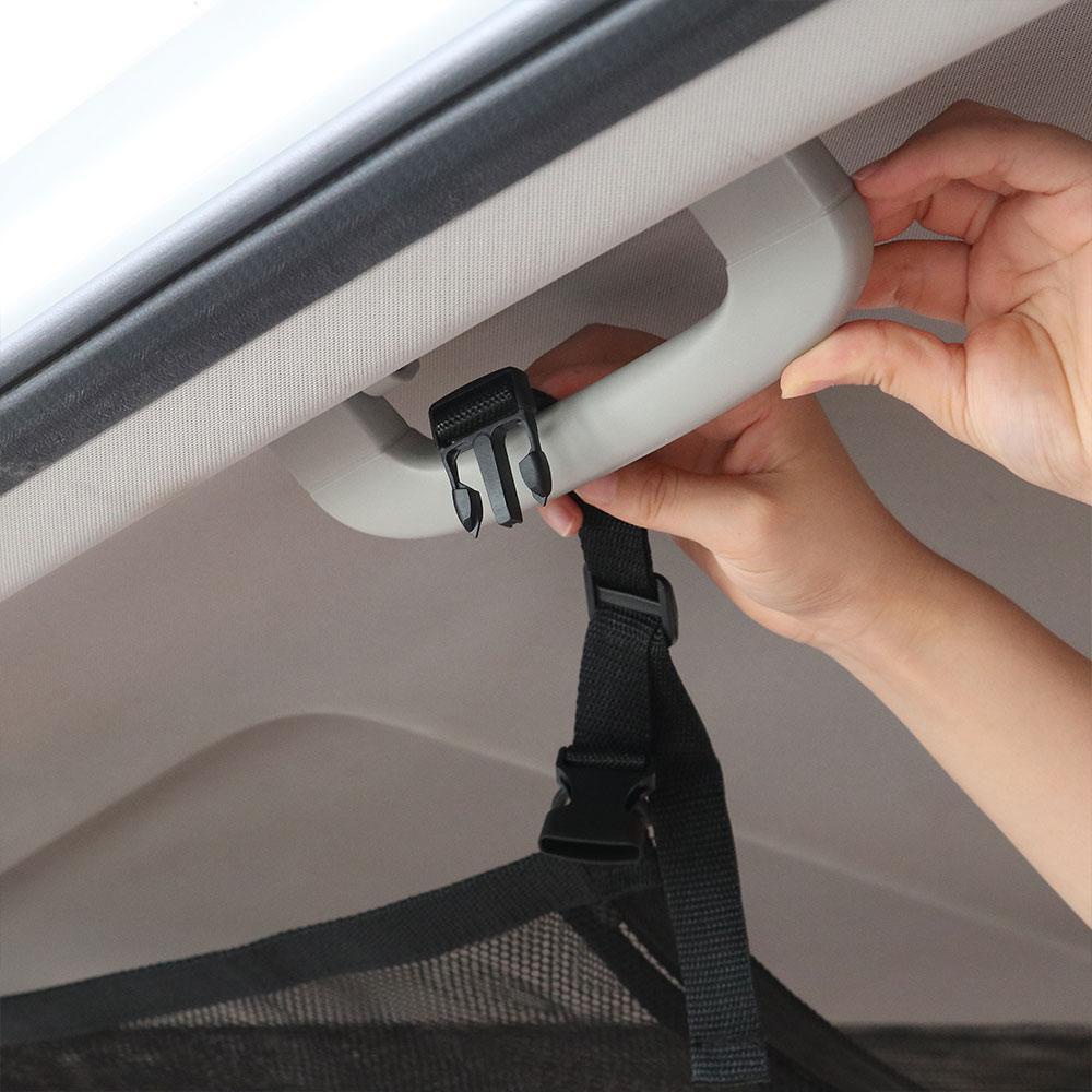 Túi Lưới Đựng Đồ Bằng Polyester Trọng Lượng Nhẹ Gắn Trần Xe Hơi SUV Van MPV