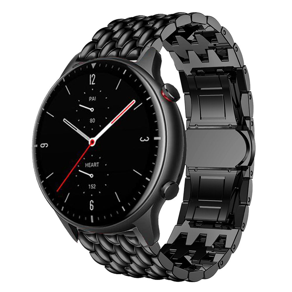 Dây Đeo Thay Thế Bằng Thép Không Gỉ Cho Huami Amazfit Gtr 2 47mm Stratos 3 2 22mm